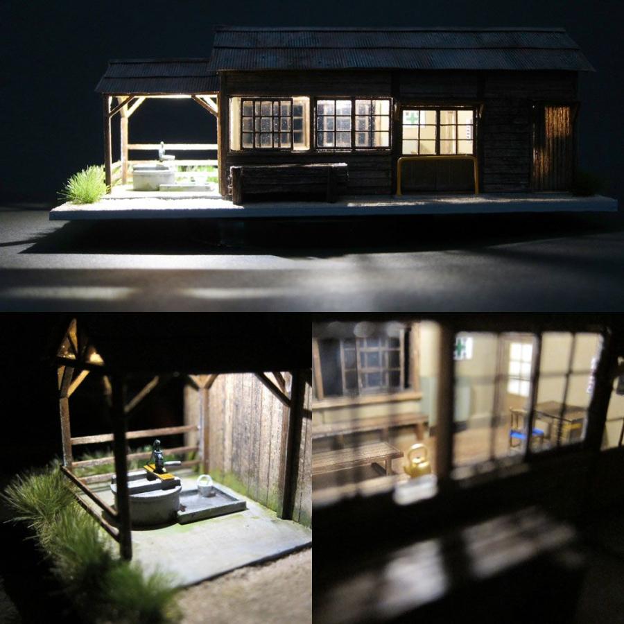 伝統的日本のミニチュア建物セット はさば　井戸 井戸のある詰所 ：匠ジオラマ工芸舎 塗装済完成品 HO(1/80) 1015