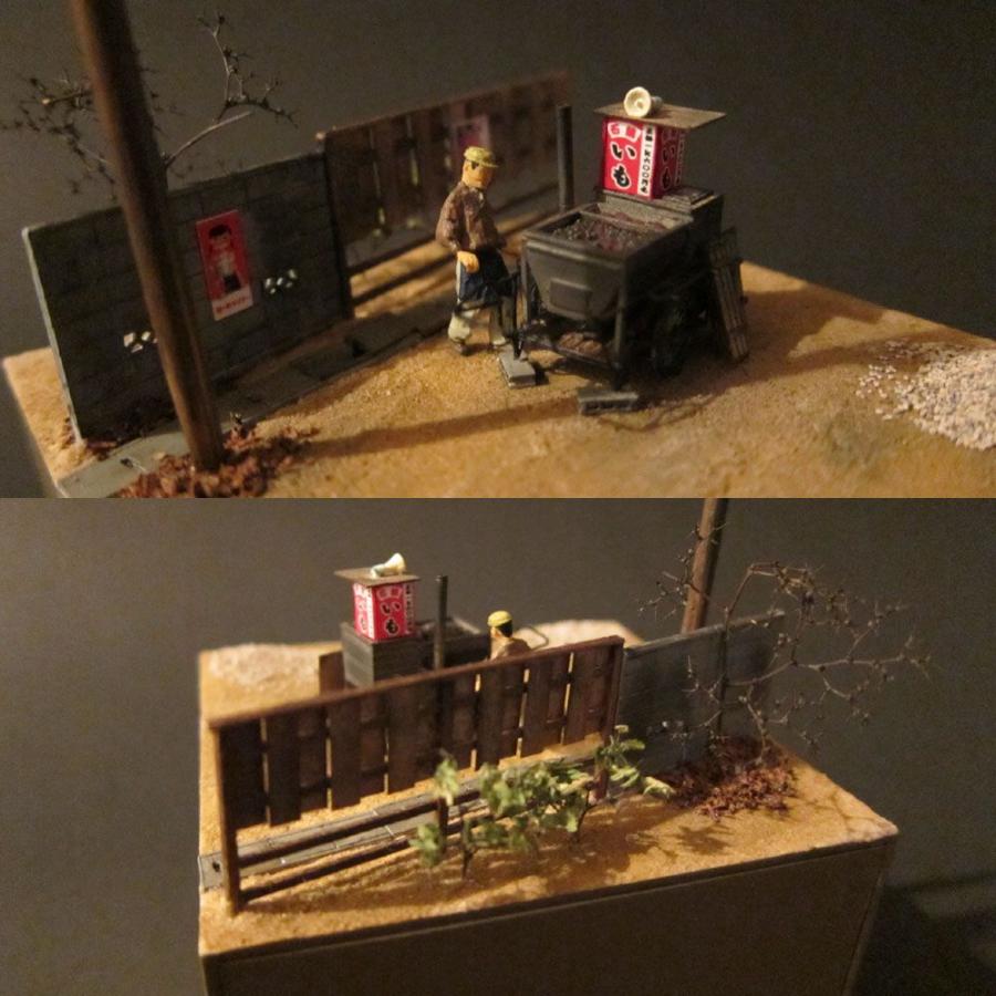 焼き芋屋 ：匠ジオラマ工芸舎 塗装済完成品 HO(1/80) 1017