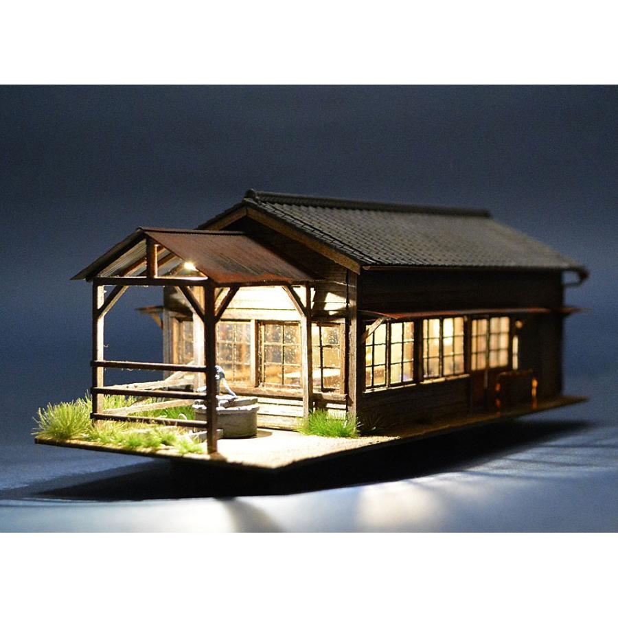 井戸のある詰所瓦屋根タイプ ：匠ジオラマ工芸舎 塗装済完成品 HO(1/80