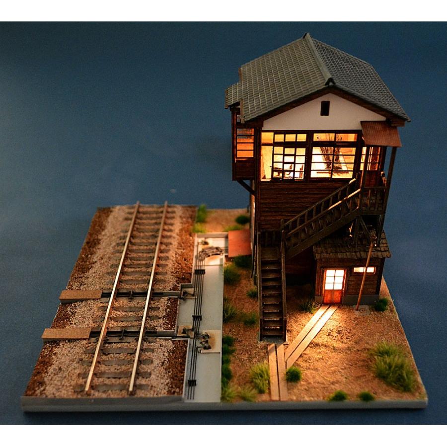 信号所と鉄管伝導装置 ：匠ジオラマ工芸舎 塗装済完成品 HO(1/80) 1035