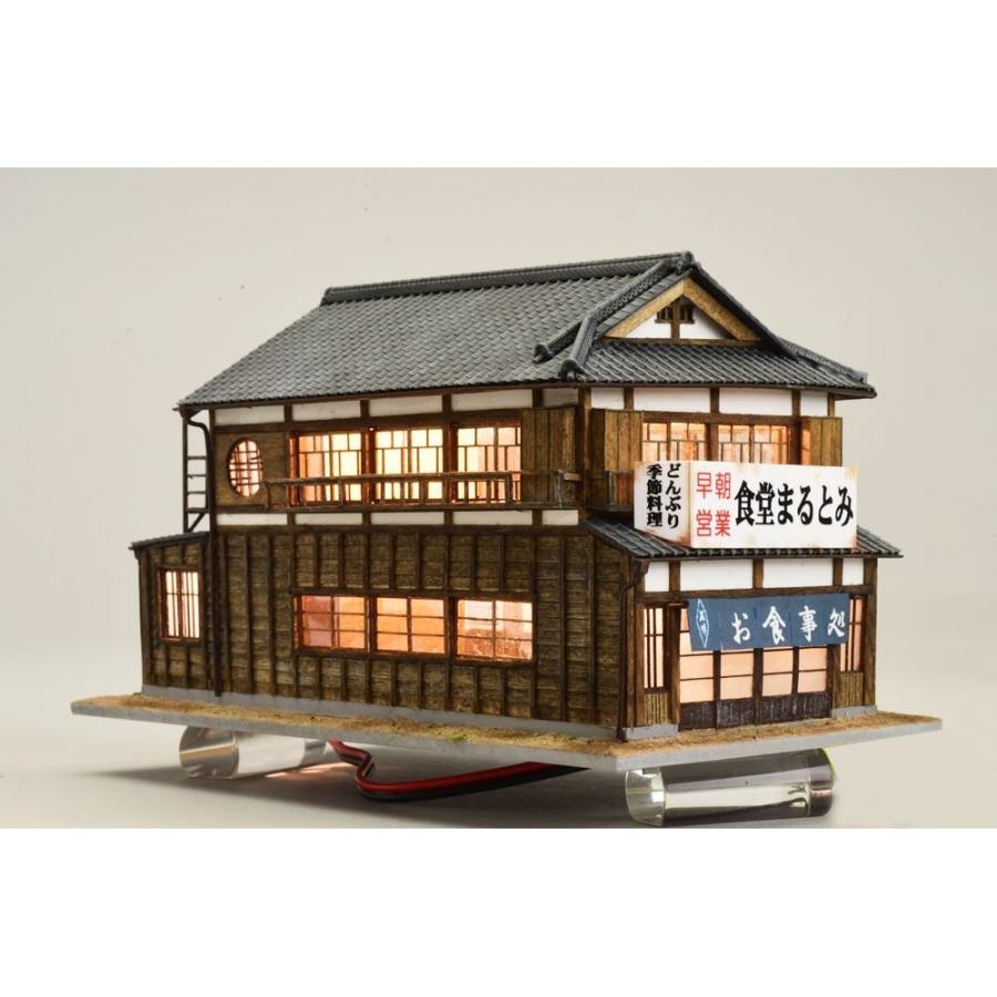 とれいん掲載 駅前食堂 ：匠ジオラマ工芸舎 塗装済完成品 HO(1/80