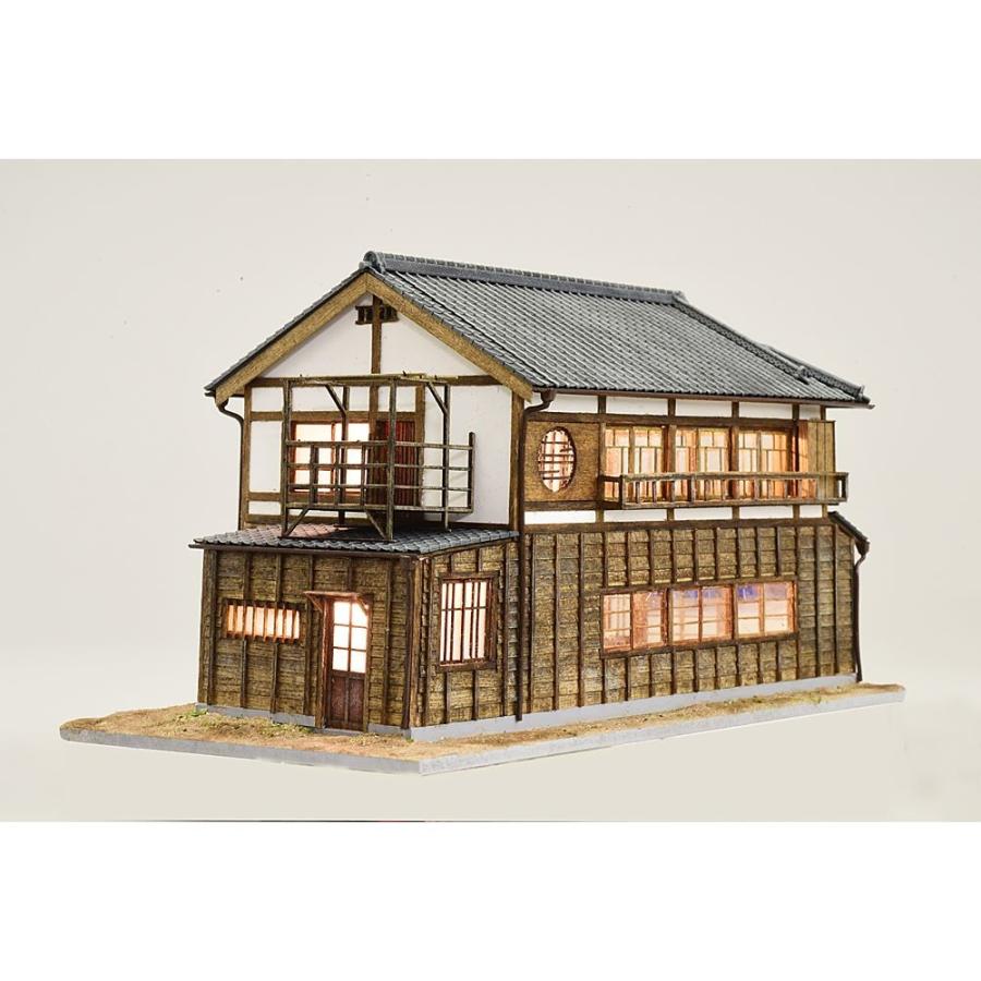 とれいん掲載 駅前食堂 ：匠ジオラマ工芸舎 塗装済完成品 HO(1/80