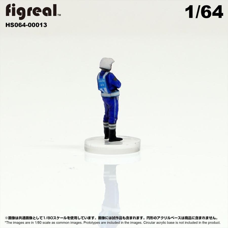 HS064-00013] 日本白バイ隊員 ：figreal 完成品 1/64 00013 : さかつう