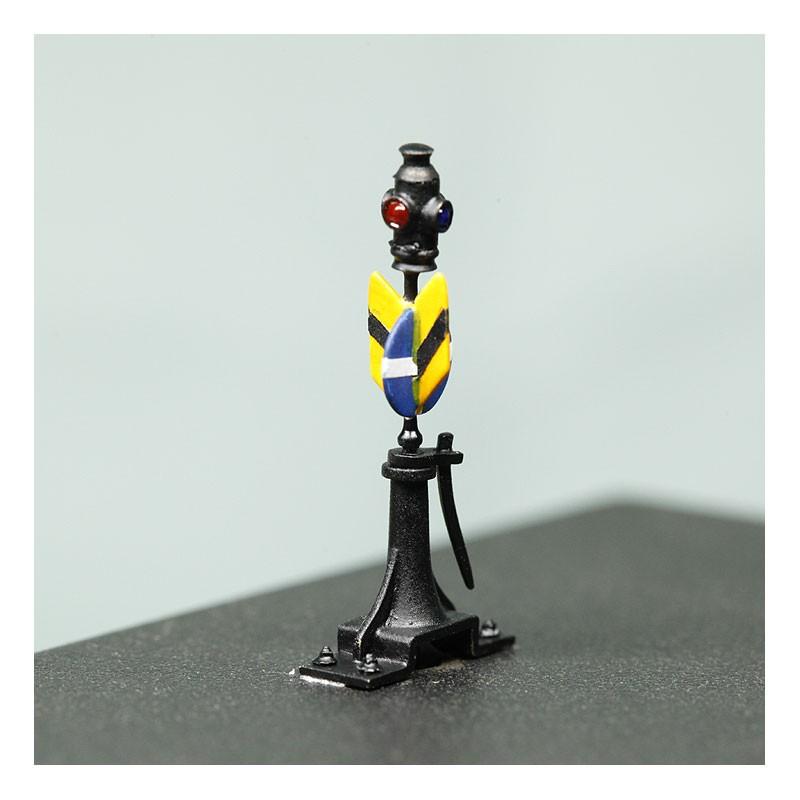 標識付転換器 中型 （テコ付転轍器標識） 2台セット ：工房ナナロクニ