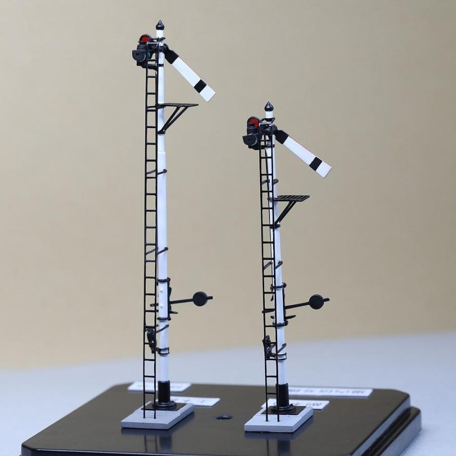 1/80 ＜点灯・可動式＞ 降雪地仕様 腕木信号機 「場内信号機 」主本線