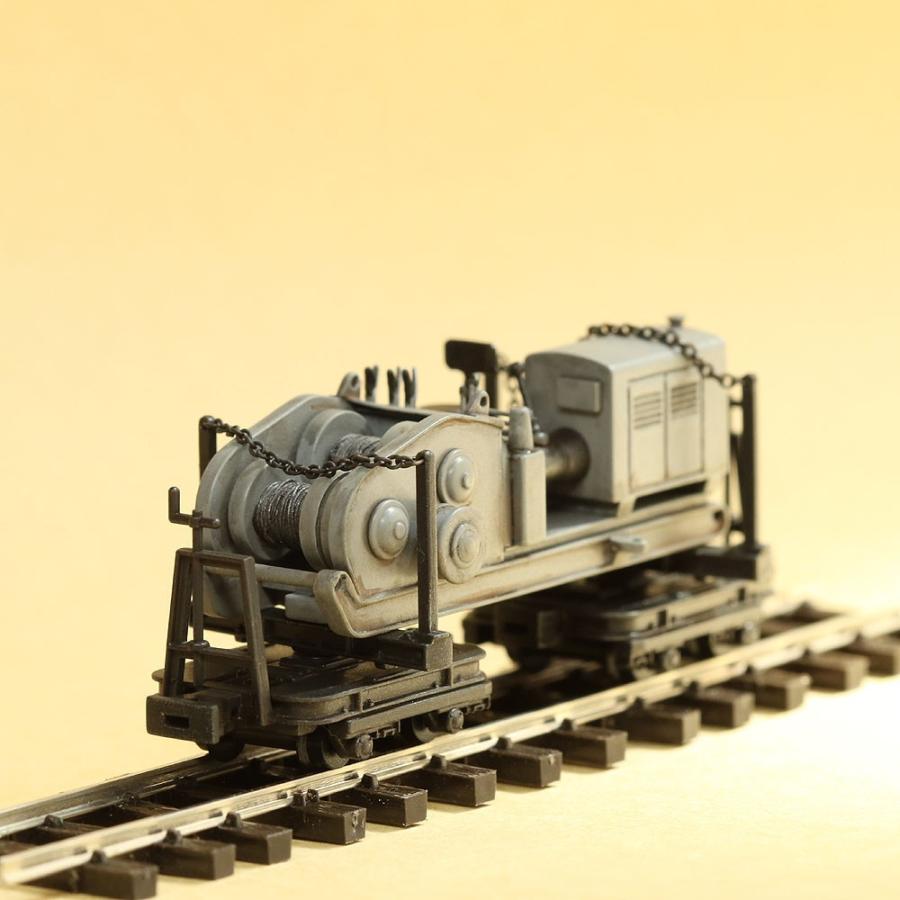 森林鉄道　集材機セット（グレー）　：工房ナナロクニ　塗装済完成品　HO(1/87)　1087 × 1/87
