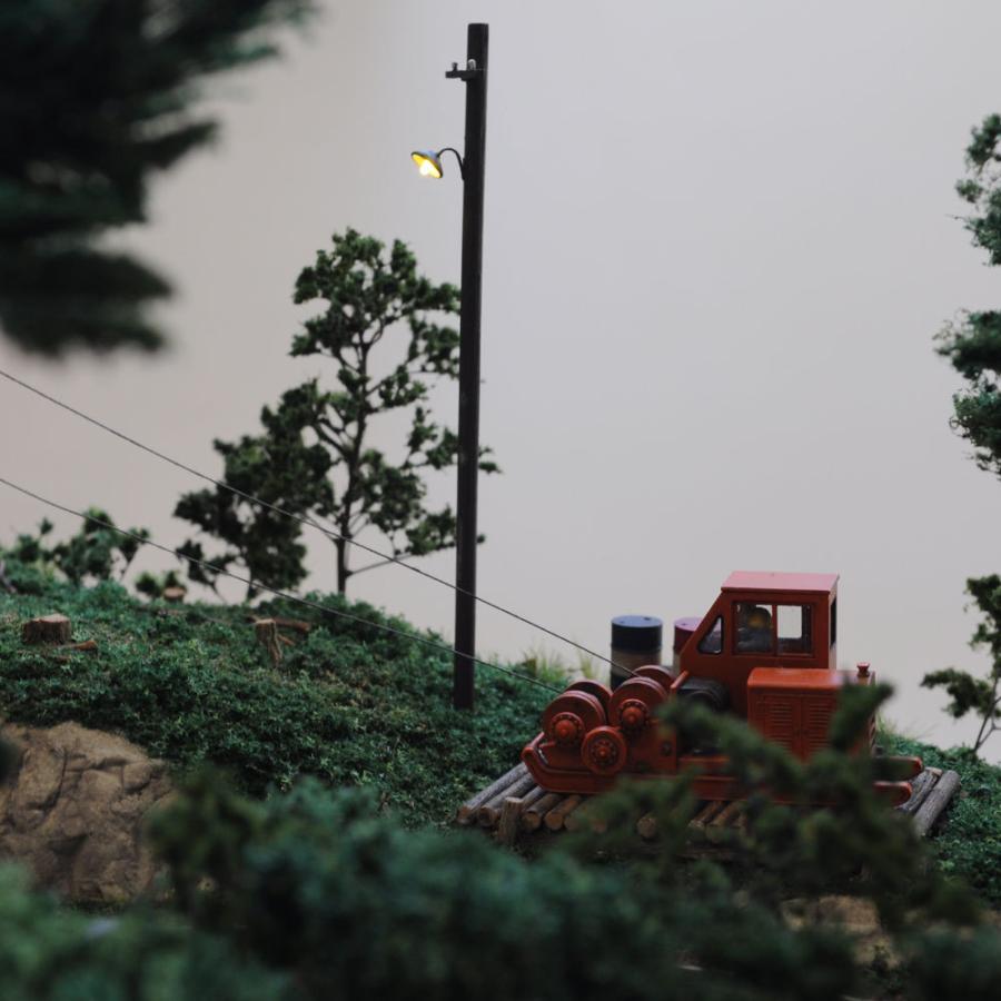 森林鉄道 小型レイアウト ：工房ナナロクニ 塗装済完成品 1/87 3010