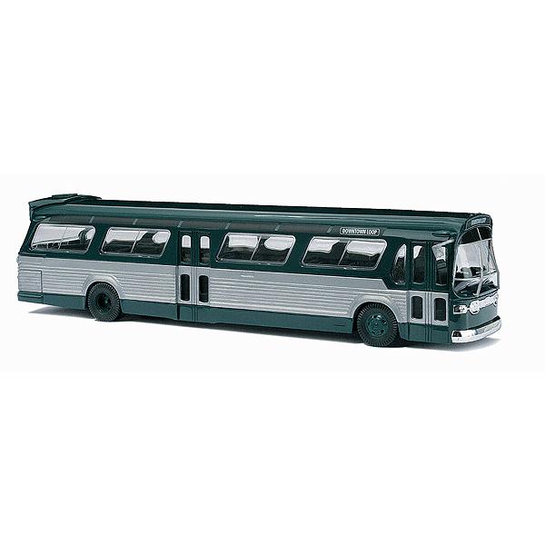 アメリカンバス　GMC TDH-5301 \"Fishbowl\""　GM New Look bus（緑）　：ブッシュ　完成品　HO(1/87)　44500"