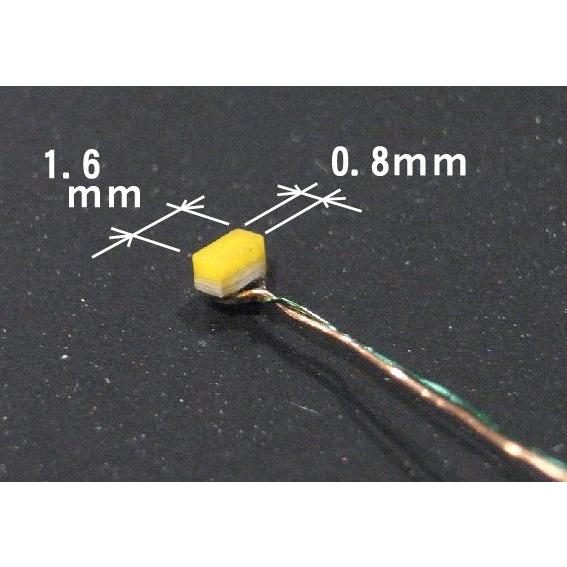 1.6x0.8mmチップLED 電球色 バリューパック 12個入り ：さかつう 電子