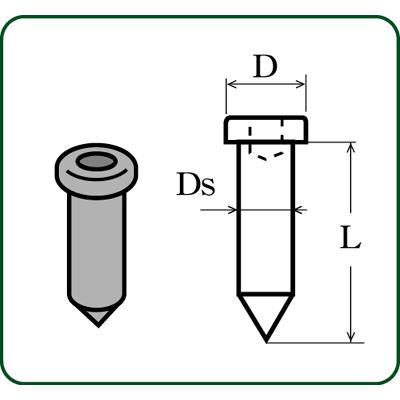 埋め込みピン 穴付き 0.75mm 黒 ：さかつう ディテールアップ ノン