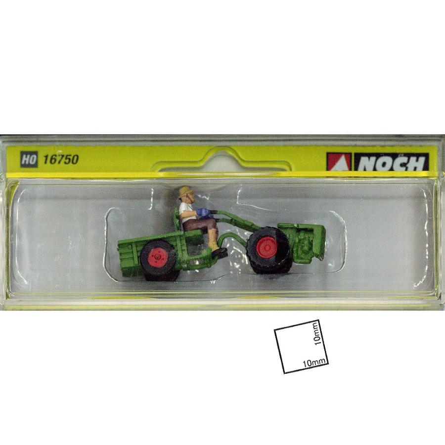耕運機に乗る人 ：ノッホ 塗装済完成品 HO(1/87) 16750 : さか