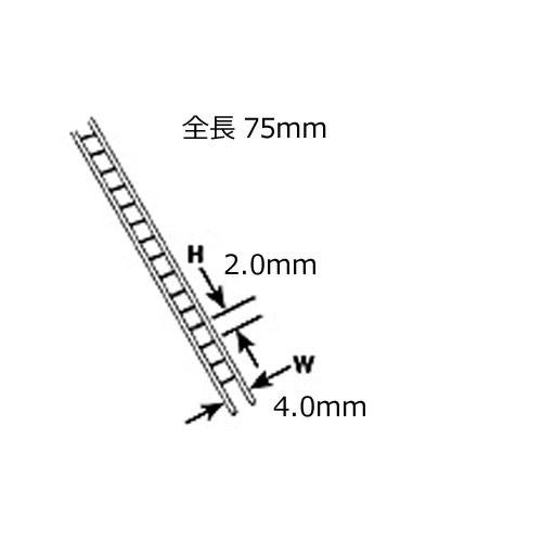 LS-2　はしご　：プラストラクト　未塗装キット　1/200　90671｜sakatsu｜02