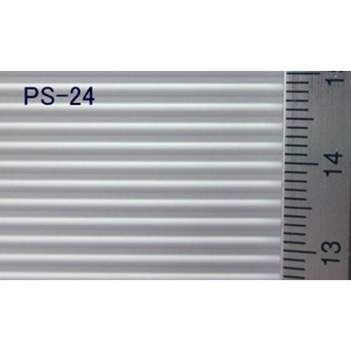 PS-24 波形コルゲートサイディング 1枚入り：プラストラクト プラ材 O