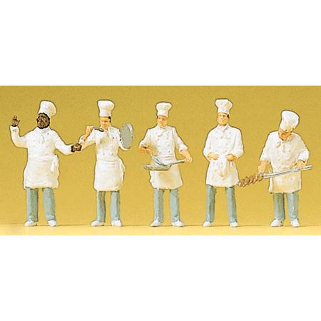 料理人、コックさん ：プライザー 塗装済完成品 HO(1/87) 10329 : さか