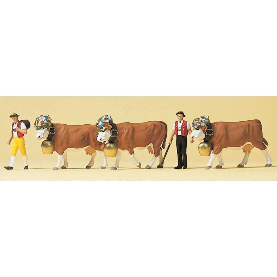 牛飼いと牛 ：プライザー 塗装済完成品 HO(1/87) 10404 : さかつう