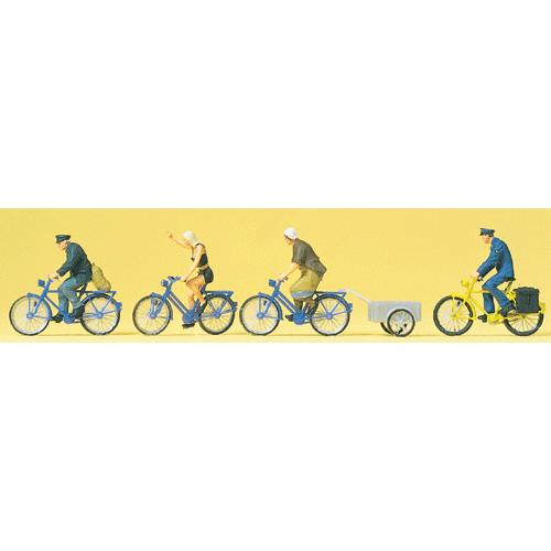 自転車に乗る人達 ：プライザー 塗装済完成品 HO(1/87) 10507 : さか