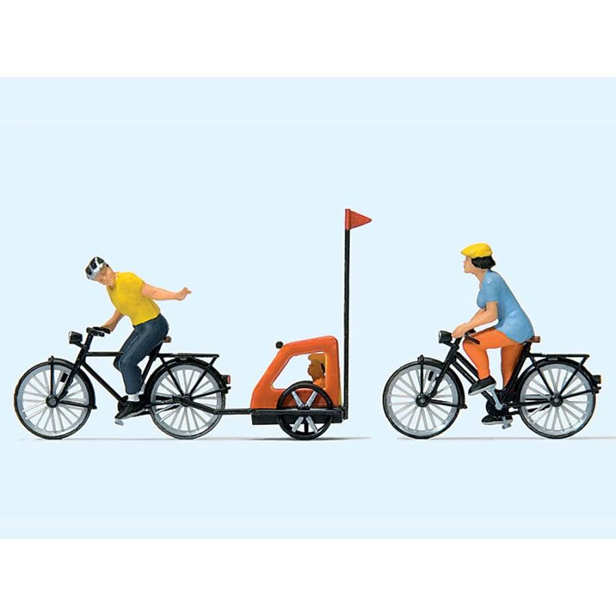 家族でサイクリング （自転車） ：プライザー 塗装済完成品 HO(1/87