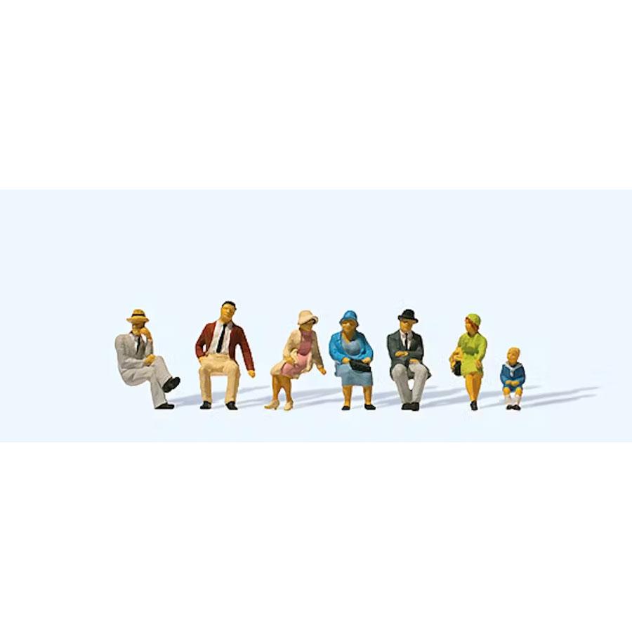 1925-1930年代の座っている人たち ：プライザー HO(1/87) 塗装済完成品