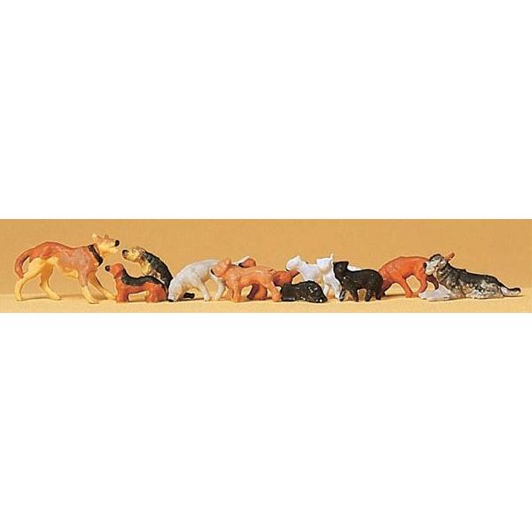 犬と猫 :プライザー 塗装済完成品 HO(1/87) 14165