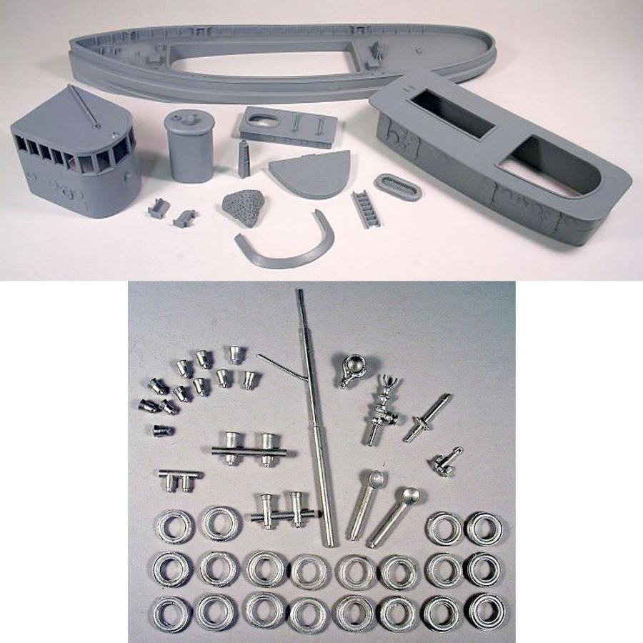 船に乗った釣り人（手漕ぎボートの釣人） ：プライザー 塗装済完成品