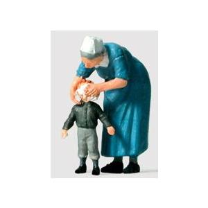 プラモデル シスターと子供 ：プライザー 塗装済完成品 HO(1/87) 28061 : さかつう