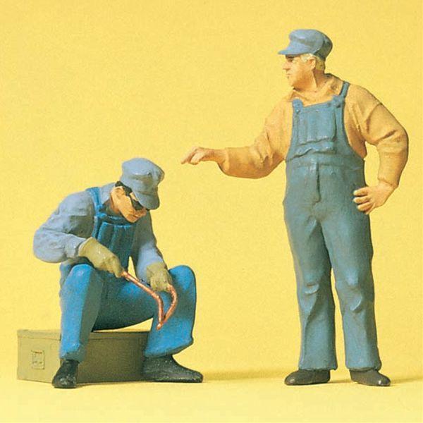 アメリカの鉄道作業員 ：プライザー 塗装済完成品 1/32 63077 : さか