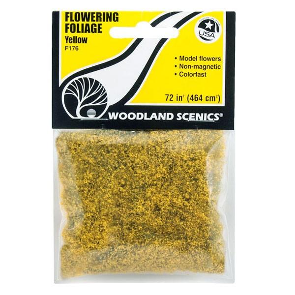 スポンジ系素材 フラワリング フォーリッジ 黄色い花 イエロー 素材 売れ筋ランキングも ノンスケール F176 2021特集 ：ウッドランド
