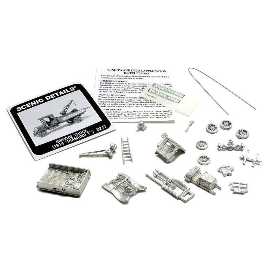 1914年式 サービストラック ダイアモンドT型 ：ウッドランド 未塗装