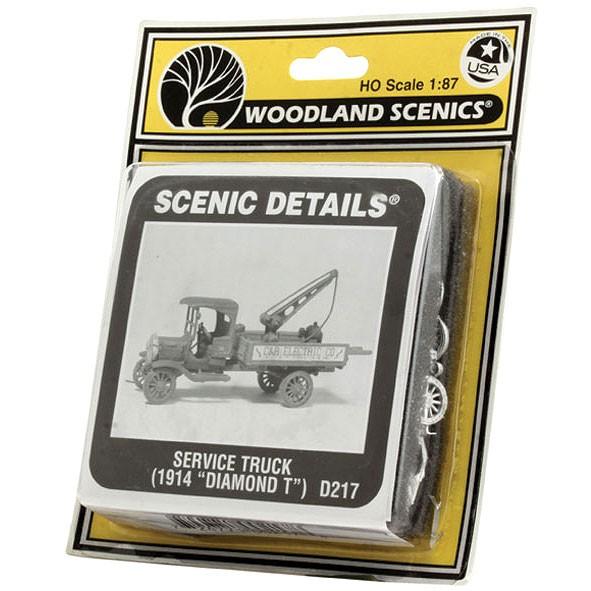 1914年式 サービストラック ダイアモンドT型 ：ウッドランド 未塗装