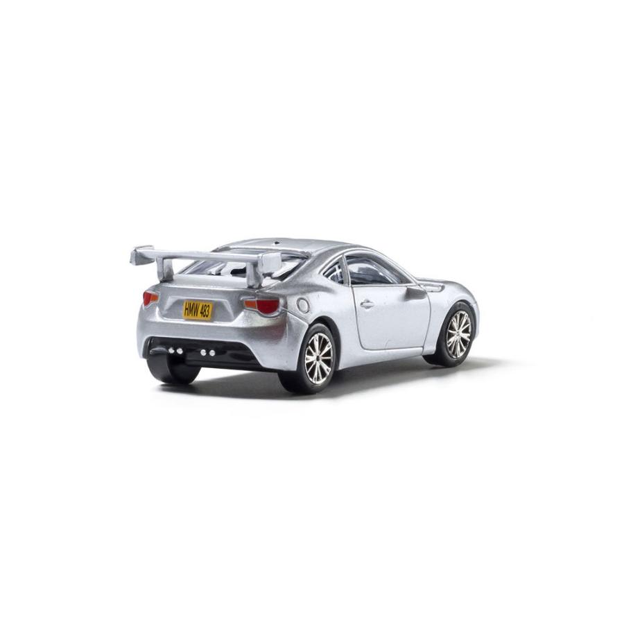 模型】 スポーツカー（シルバー） ：ウッドランド 塗装済完成品 HO(1