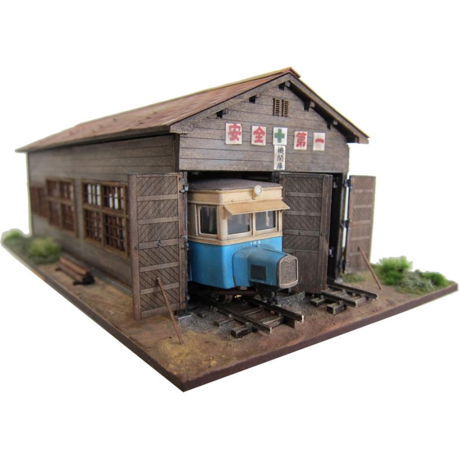 杉沢の2線機関庫 ：匠ジオラマ工芸舎 塗装済完成品 HO(1/87) : さか