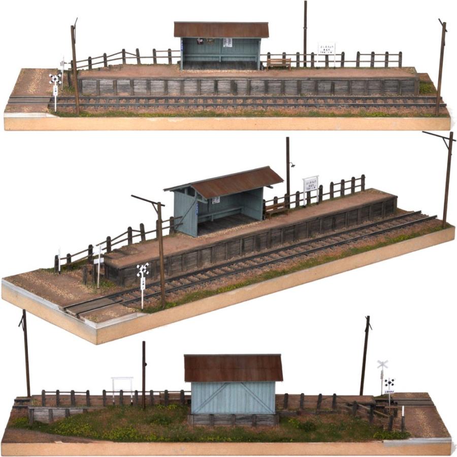田舎電車 無人駅 ：松井工機 塗装済完成品 HO(1/80) : さかつうヤフー