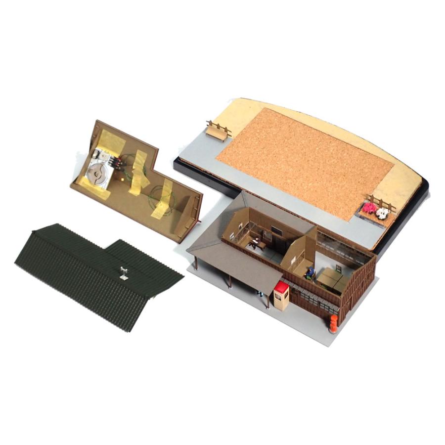 上神梅駅（瓦屋根付き） ：昭和浪漫堂 塗装済完成品 1/87