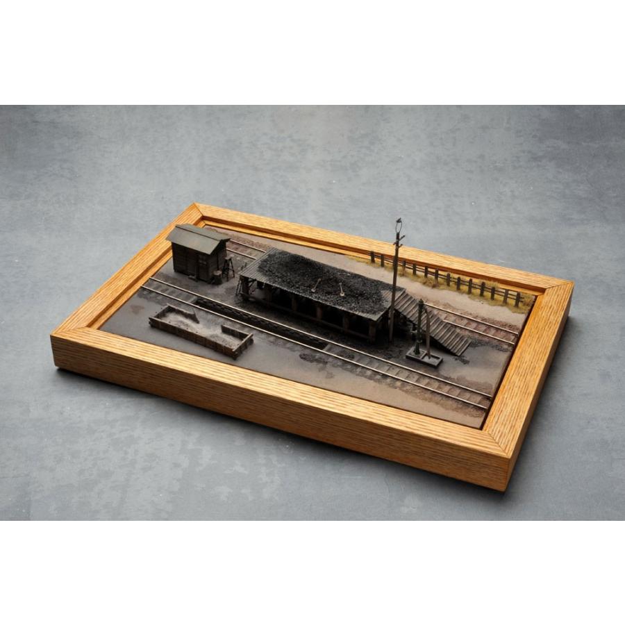 給炭台HOゲージ80分の1 給炭台のある風景」 ：岡倉禎志 塗装済完成品 1/80 : さかつうヤフー店