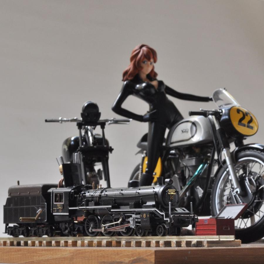 1/18スケール：可動フィギュア＆バイク（ミニカー）：個人塗装＆改造品セット バイクとライブのロフト」 フィギア・セクション ：西村慶明 塗装済