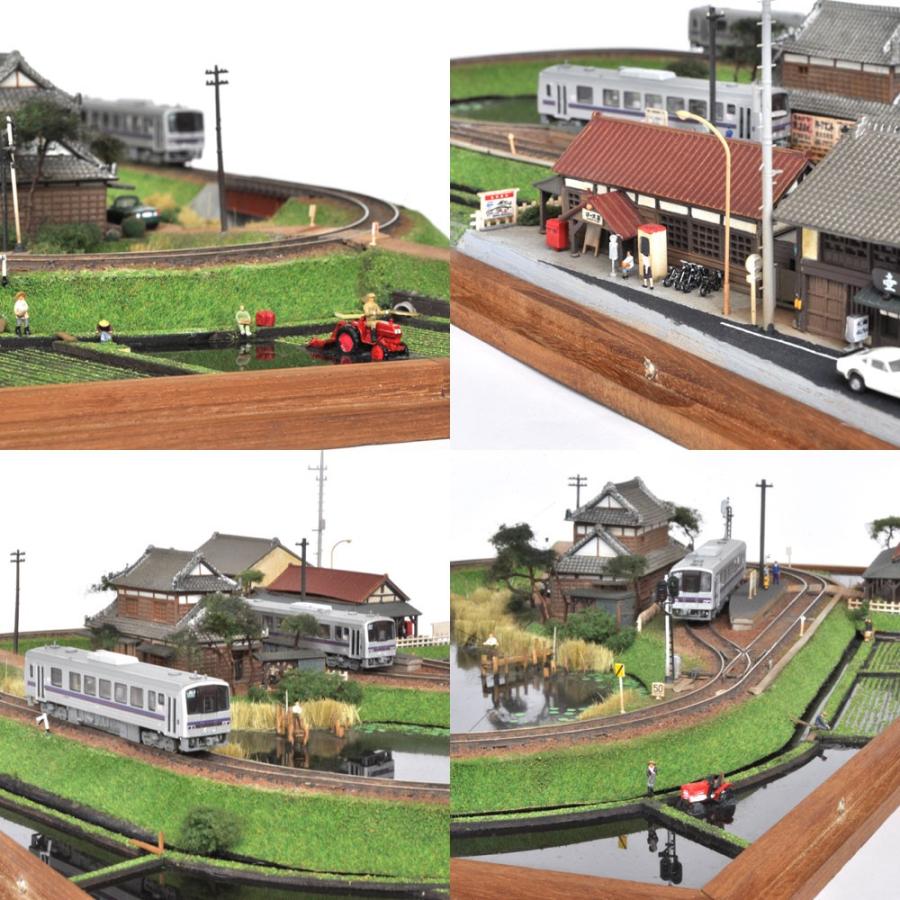 【新品 送料込み】 「水郷線レイアウト」　Nゲージ　小型レイアウト　：西村慶明　塗装済完成品　1/150 【G1316637320】(47500円)