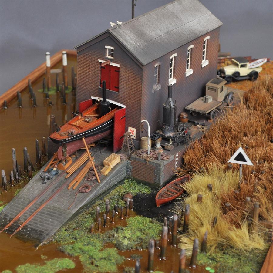 造船所」 ：西村慶明 ジオラマ作品 1/87scale ！HC！ : さかつうヤフー