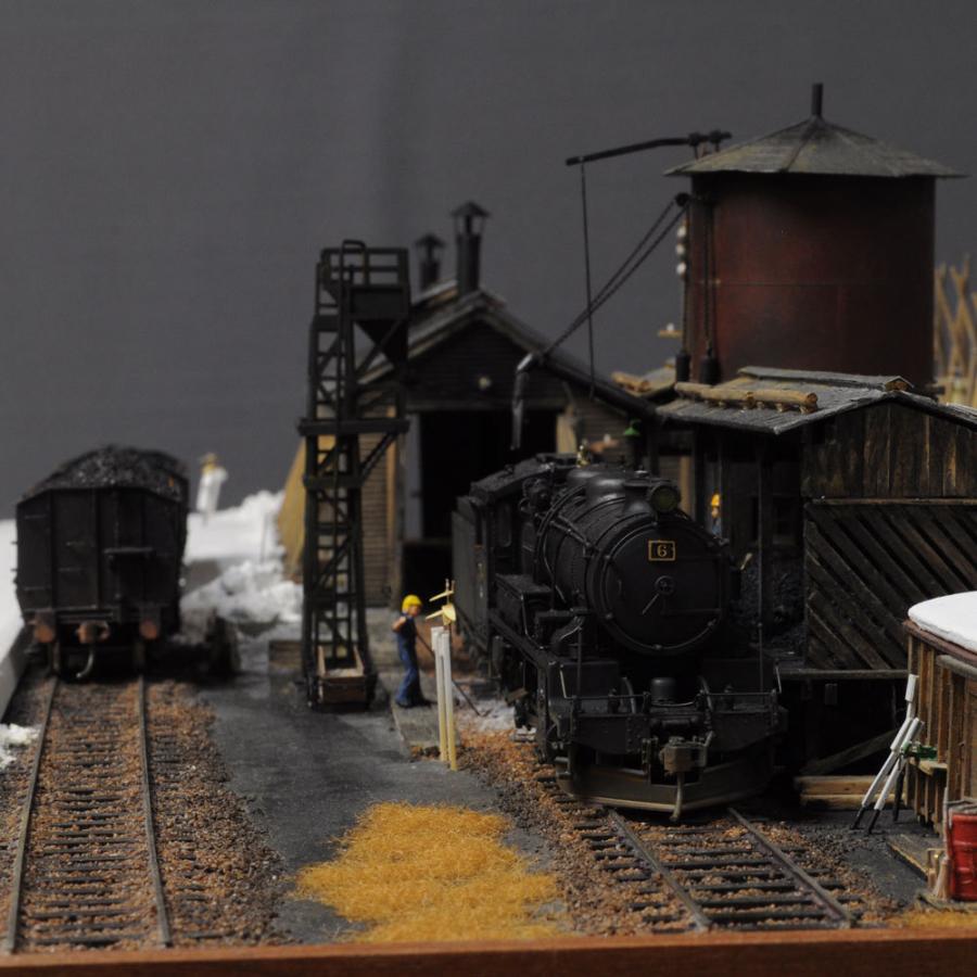炭鉱鉄道 機関庫」 （車両付き） ：西村慶明 レイアウトセクション作品