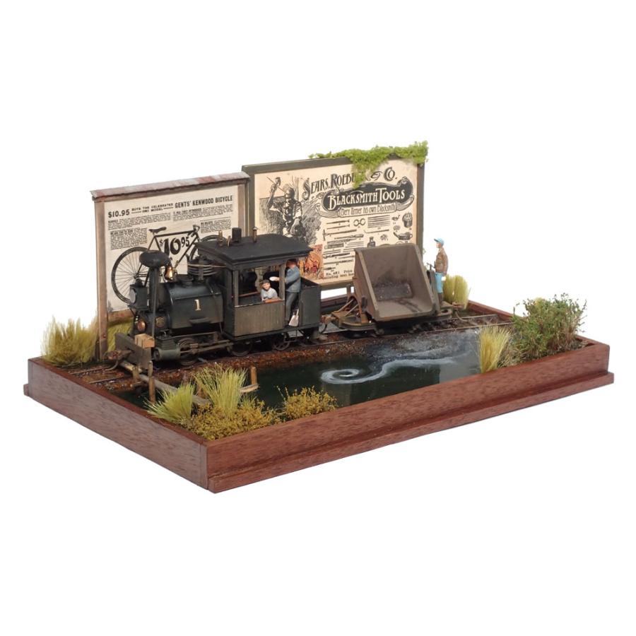 石炭ガラの捨て場（車両付属） ：西村慶明 On30レイアウトセクション