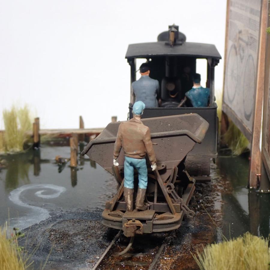 プラモデル断捨離 石炭ガラの捨て場（車両付属） ：西村慶明 On30レイアウトセクション