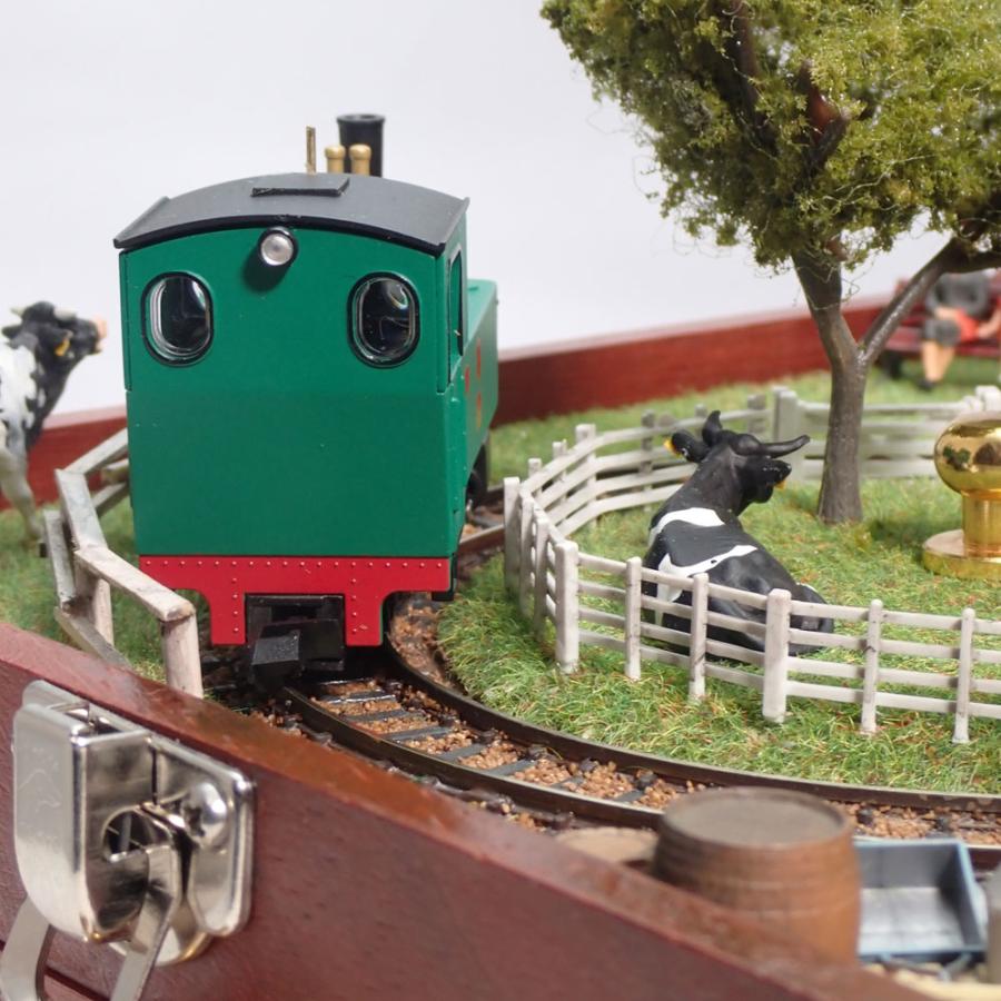 レイアウト小箱1 車両付き ：西村慶明 HOナロー作品 1/80scale : さか