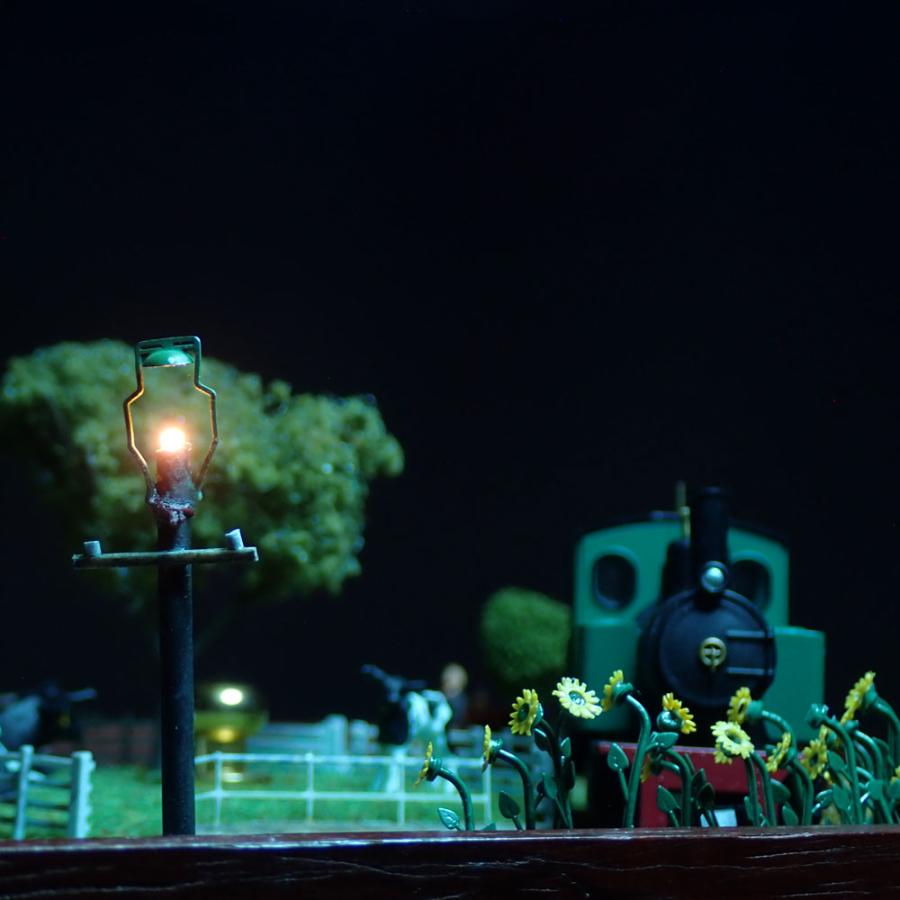 レイアウト小箱1 車両付き ：西村慶明 HOナロー作品 1/80scale : さか
