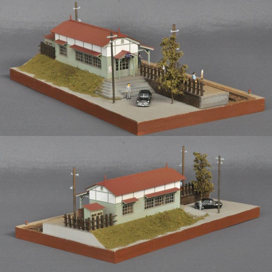 追分口・私鉄タイプ・ジオラマ付き 特別完成品 ：宮下洋一 塗装