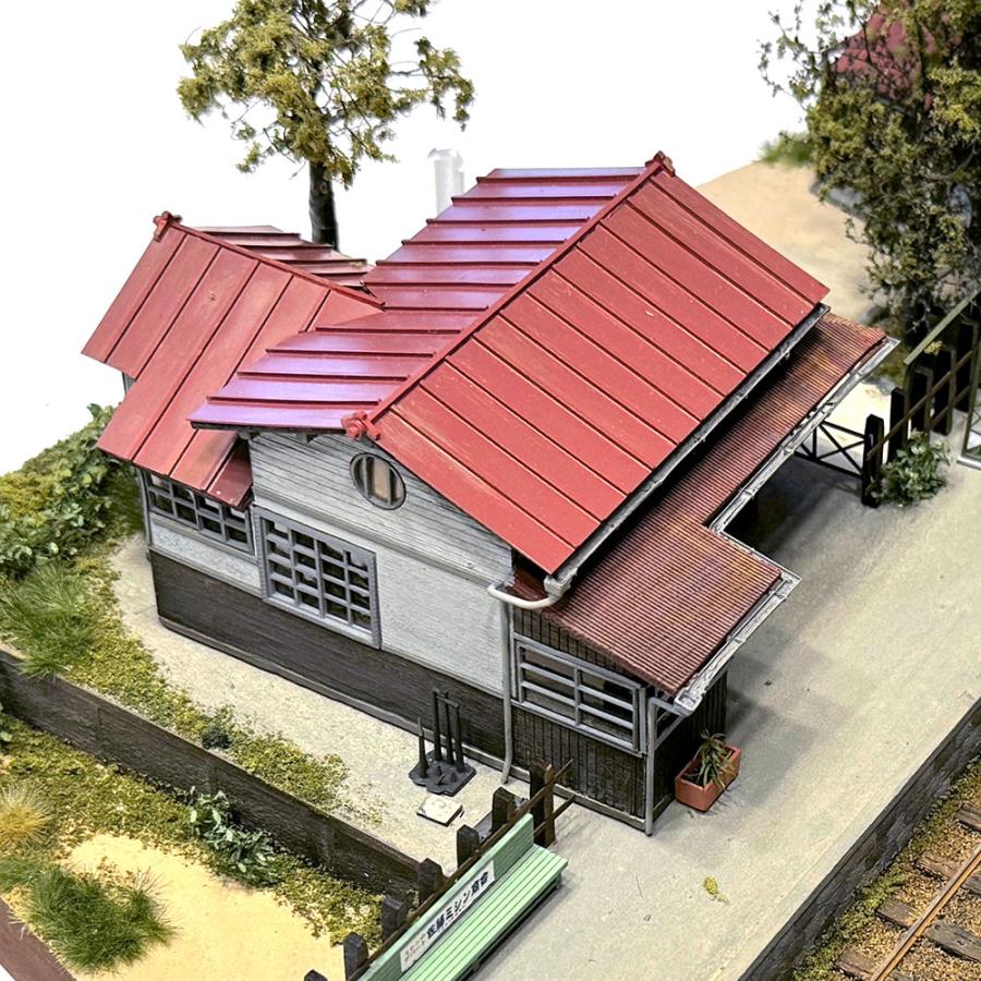 名鉄電車苅安賀駅 ：宮下洋一 塗装済完成品 16.5mmゲージ 1/80