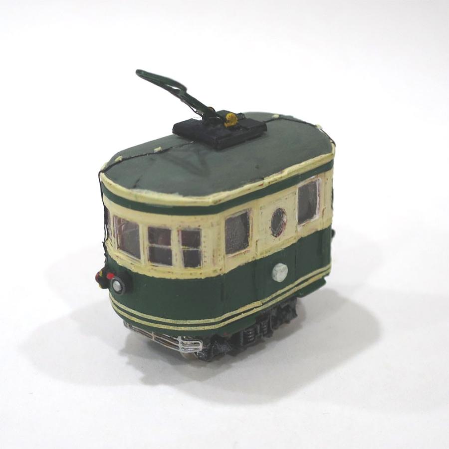電池内蔵自走式 ミニミニトレイン ＜緑＞ ビューゲル仕様 ：石川宜明