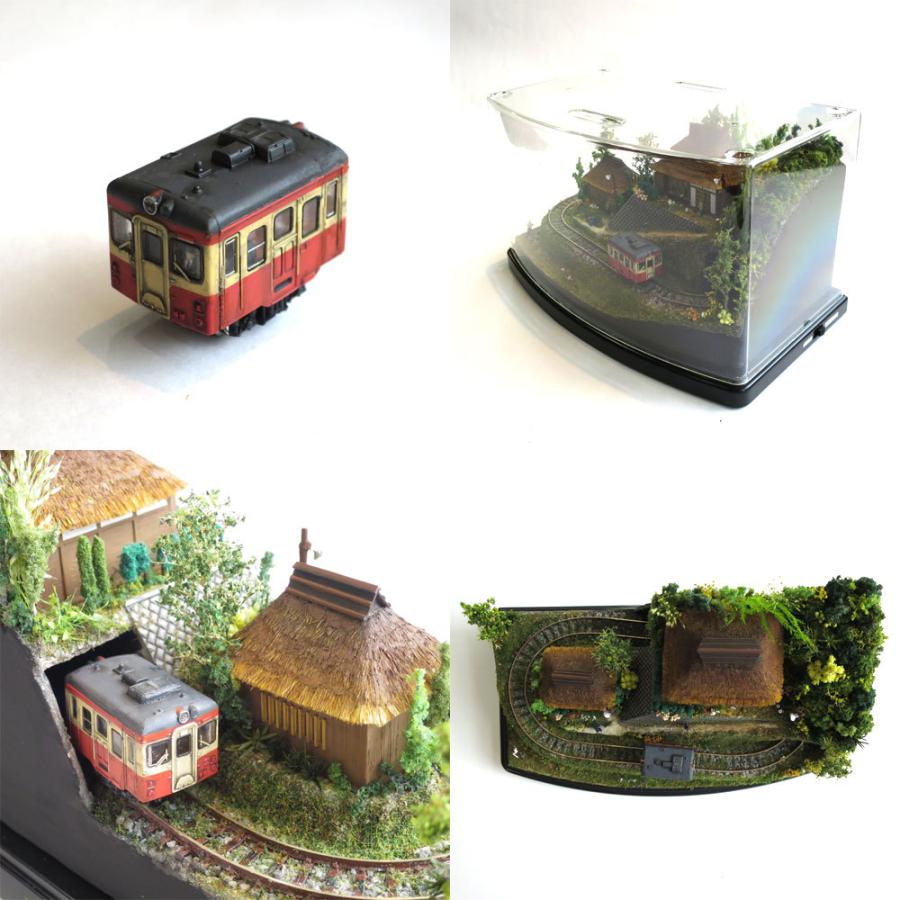 ダイソーケースレイアウト＃15 「里山の夏」 ：石川宜明 塗装済完成品 