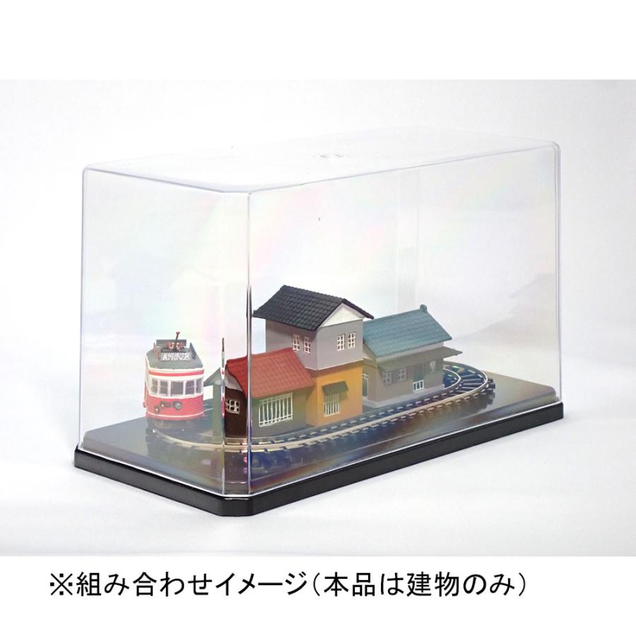 ミニミニタウン　＜和風　3軒セットA＞　：石川宜明　塗装済完成品　N(1/150)_5