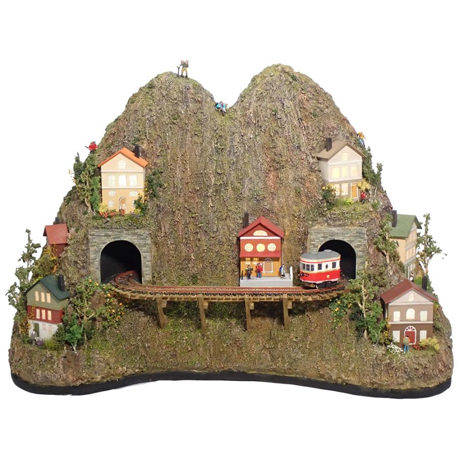 壁掛けジオラマ3 ヨーロッパの山岳鉄道 :石川宜明 塗装済完成品 壁掛けジオラマ3 ヨーロッパの山岳鉄道 :石川宜明 塗装済完成品
