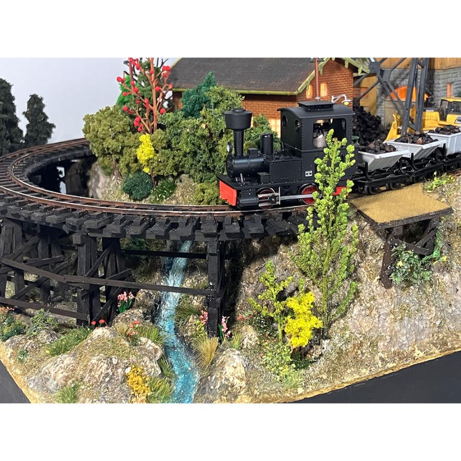 石炭鉱山鉄道2 ：石川宜明 塗装済完成品 HOナロー 1/87スケール : さか