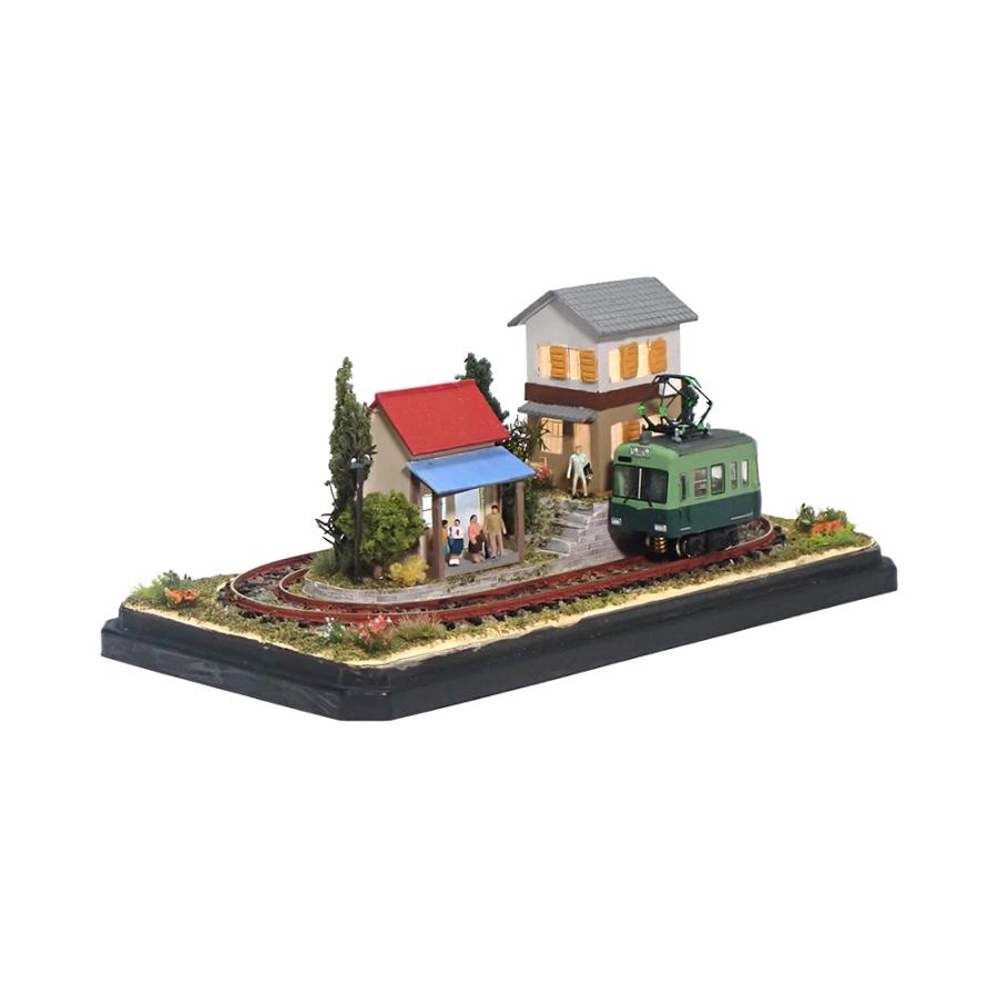 京阪沿線ジオラマC ：石川宜明 塗装済完成品 N(1/150) : さかつう